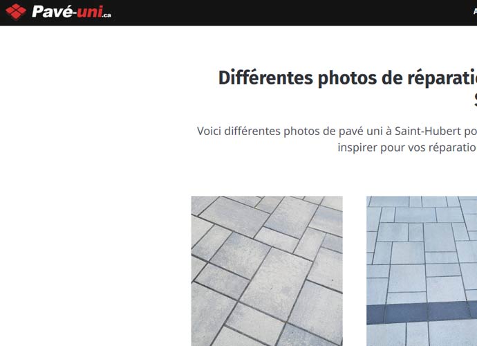 pave uni longueuil brossard